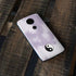 Purple and White Tie Dye Moto E5 Plus Skin