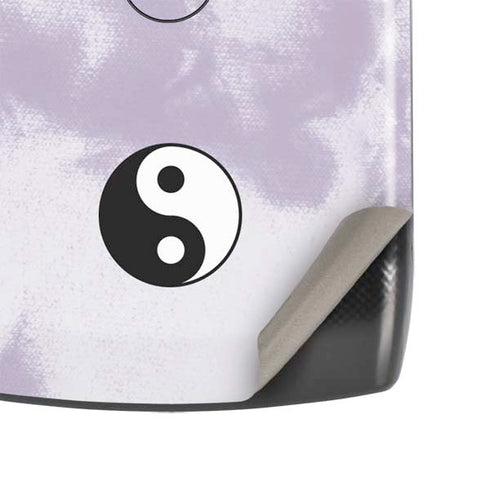 Purple and White Tie Dye Motorola RAZR Skin