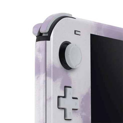 Purple and White Tie Dye Nintendo Switch Lite Skin