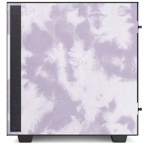 Purple and White Tie Dye NZXT H510 Compact ATX Mid-Tower Case Skin