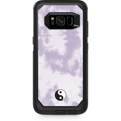 Purple and White Tie Dye Otterbox Commuter Galaxy Skin