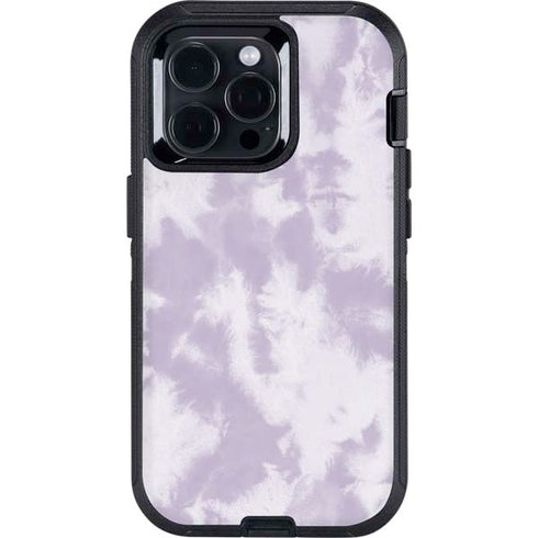 Purple and White Tie Dye Otterbox Defender iPhone Skin