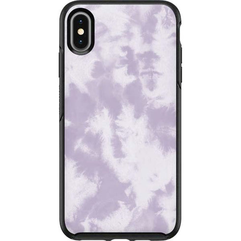 Purple and White Tie Dye Otterbox Symmetry iPhone Skin