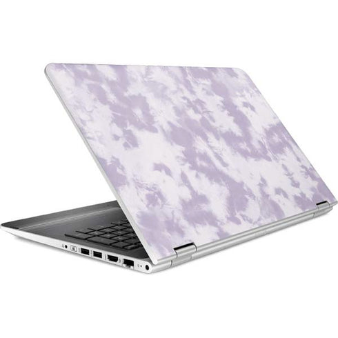 Purple and White Tie Dye HP Pavilion Skin