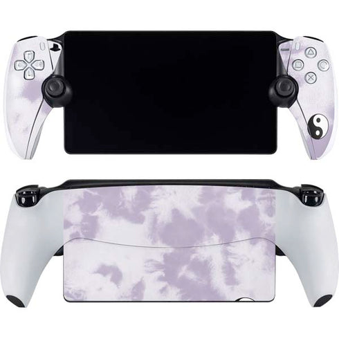 Purple and White Tie Dye PlayStation Portal Remote Player Skin