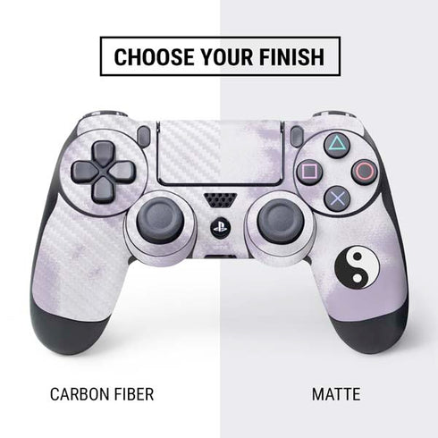 Purple and White Tie Dye PS4 Controller Skin