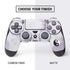 Purple and White Tie Dye PS4 Controller Skin