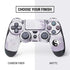Purple and White Tie Dye PS4 Pro/Slim Controller Skin