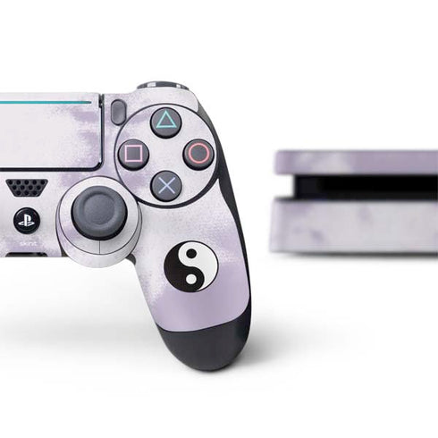 Purple and White Tie Dye PS4 Slim Bundle Skin