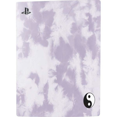 Purple and White Tie Dye PS5 Console Skin