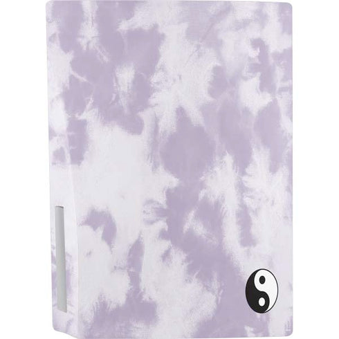 Purple and White Tie Dye PS5 Console Skin