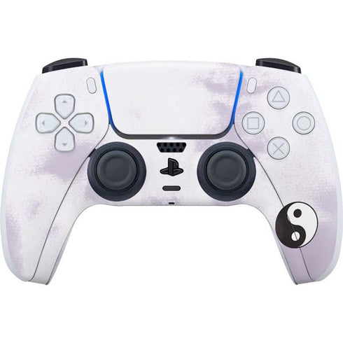 Purple and White Tie Dye PS5 Controller Skin