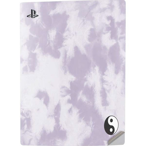 Purple and White Tie Dye PS5 Digital Edition Console Skin