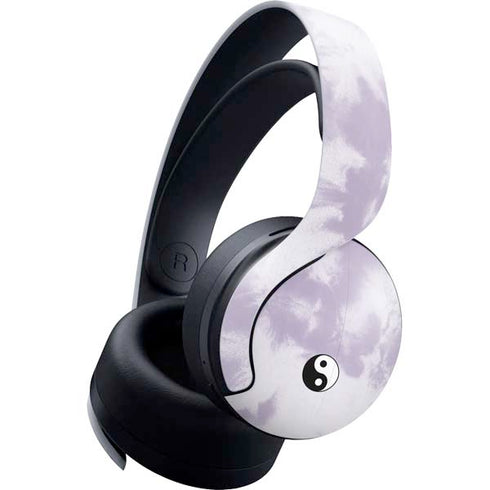 Purple and White Tie Dye PULSE 3D Wireless Headset for PS5 Skin