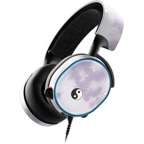 Purple and White Tie Dye SteelSeries Arctis 3 Skin