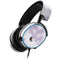 Purple and White Tie Dye SteelSeries Arctis 3 Skin