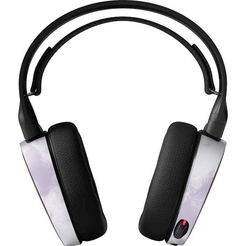 Purple and White Tie Dye SteelSeries Arctis 3 Skin