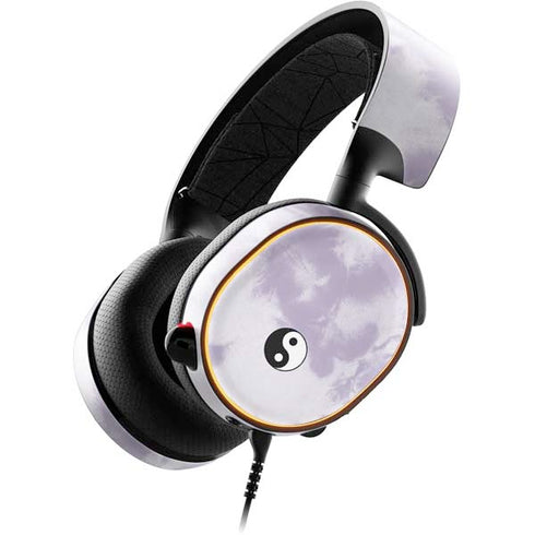 Purple and White Tie Dye SteelSeries Arctis 5 Skin