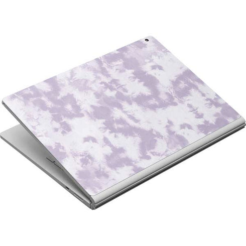 Purple and White Tie Dye Surface Book Skin