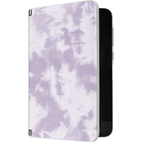 Purple and White Tie Dye Surface Duo Skin