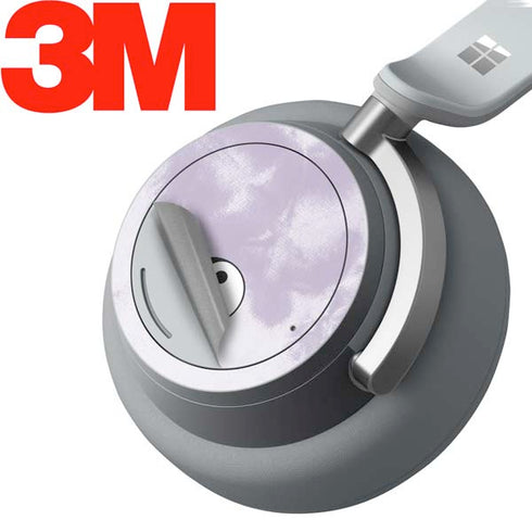 Purple and White Tie Dye Surface Headphones Skin