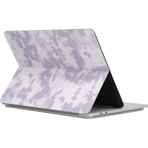 Purple and White Tie Dye Surface Laptop Studio Skin