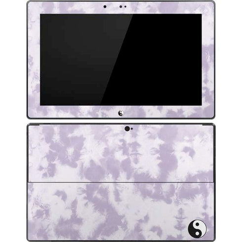 Purple and White Tie Dye Surface Pro Tablet Skin