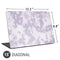 Purple and White Tie Dye Universal Laptop 15in (12.2 x 8.8in) Skin