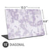 Purple and White Tie Dye Universal Laptop 15in (12.2 x 8.8in) Skin