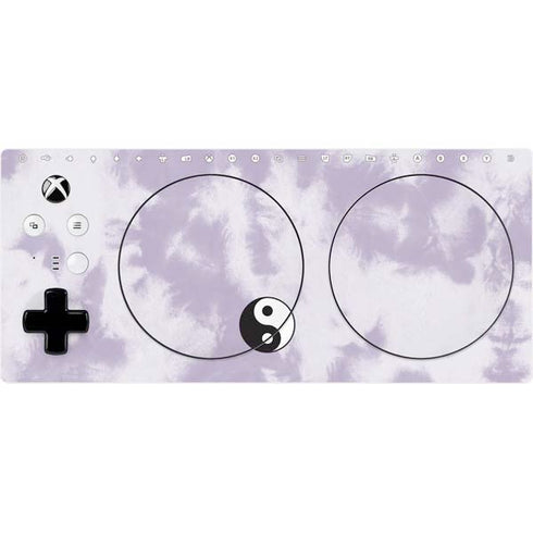 Purple and White Tie Dye Xbox Adaptive Controller Skin