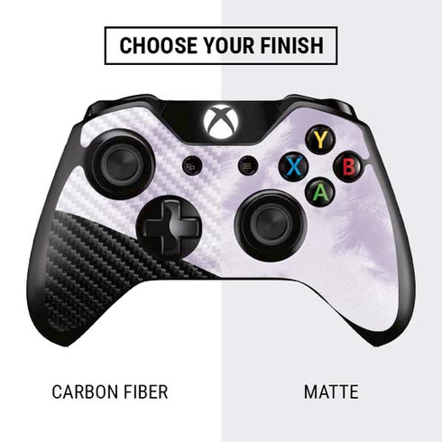 Purple and White Tie Dye Xbox One Controller Skin