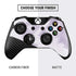 Purple and White Tie Dye Xbox One Controller Skin