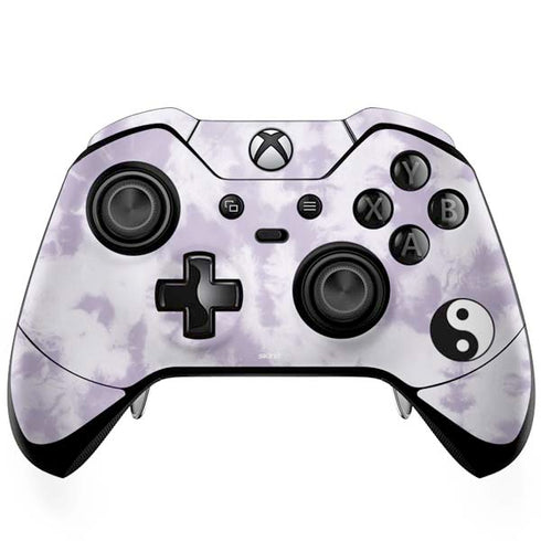 Purple and White Tie Dye Xbox One Elite Controller Skin