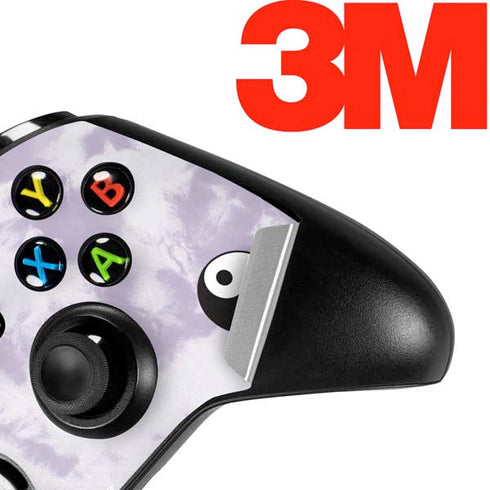 Purple and White Tie Dye Xbox One S Controller Skin
