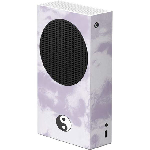 Purple and White Tie Dye Xbox Series S Console Skin