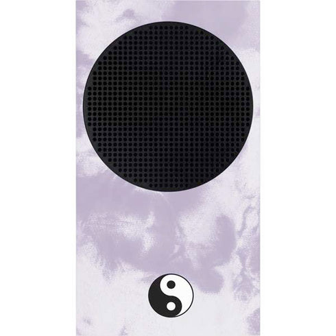 Purple and White Tie Dye Xbox Series S Console Skin