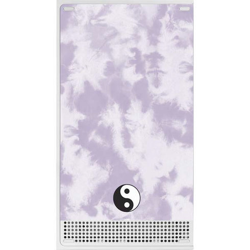Purple and White Tie Dye Xbox Series S Console Skin