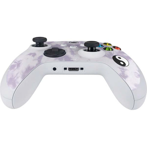 Purple and White Tie Dye Xbox Series S Controller Skin