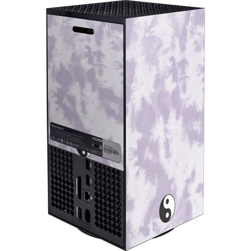 Purple and White Tie Dye Xbox Series X Bundle Skin