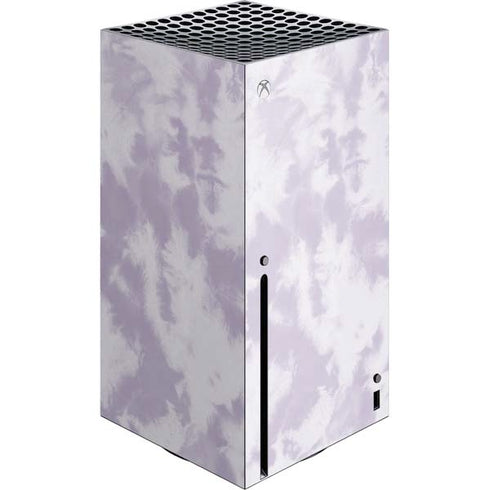 Purple and White Tie Dye Xbox Series X Console Skin