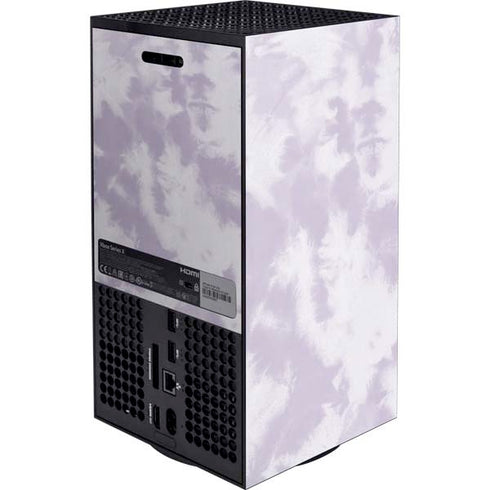 Purple and White Tie Dye Xbox Series X Console Skin