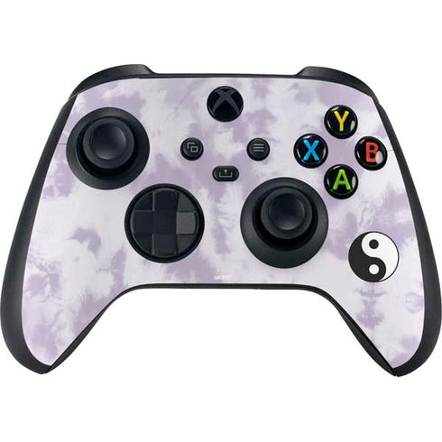 Purple and White Tie Dye Xbox Series X Controller Skin