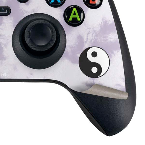 Purple and White Tie Dye Xbox Series X Controller Skin