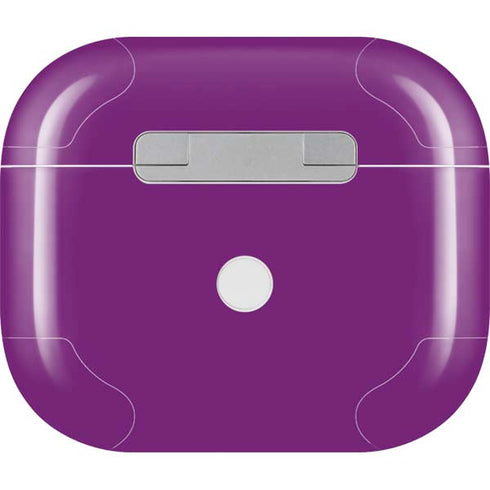Purple Solid Apple AirPods (3rd Gen 2021) Skin