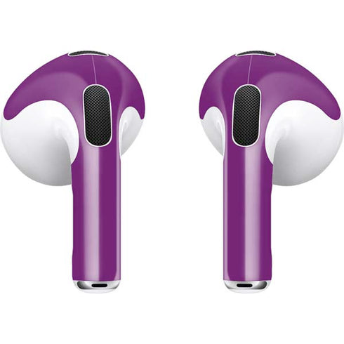 Purple Solid Apple AirPods (3rd Gen 2021) Skin