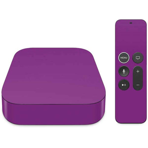 Purple Solid Apple TV Skin