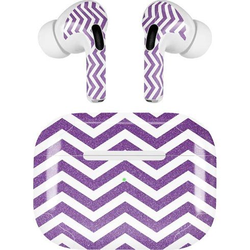Purple Chevron AirPods Pro 2nd Gen Skin