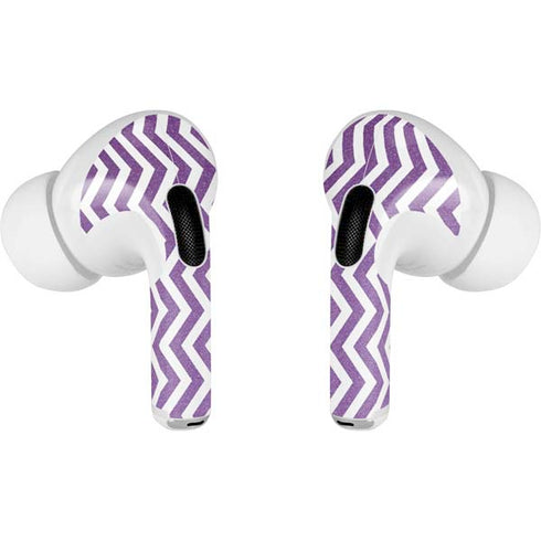 Purple Chevron AirPods Pro 2nd Gen Skin