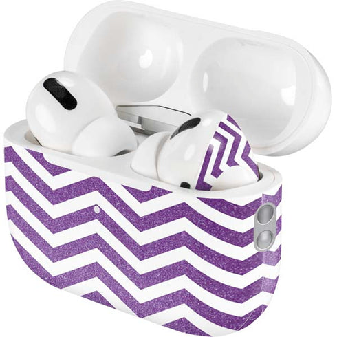 Purple Chevron AirPods Pro 2nd Gen Skin