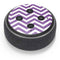 Purple Chevron Amazon Echo Dot Skin
